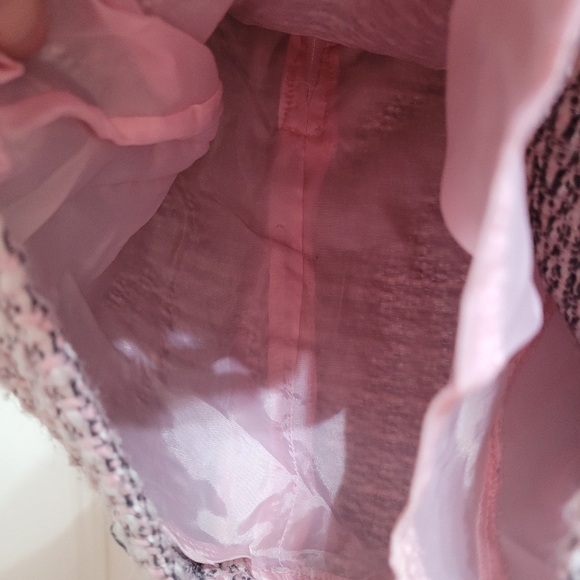 💥 3/$24 Sweetheart Tweed Sleeveless Dress with Bow‎ - Picture 3 of 5